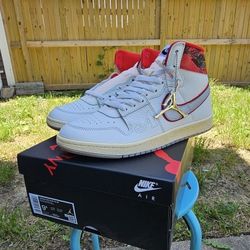 Jordan Air Ship x Awake NY University Red