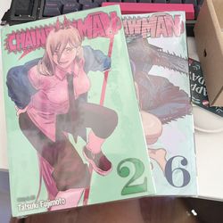 Chainsawman Manga Vol. 2 & 6