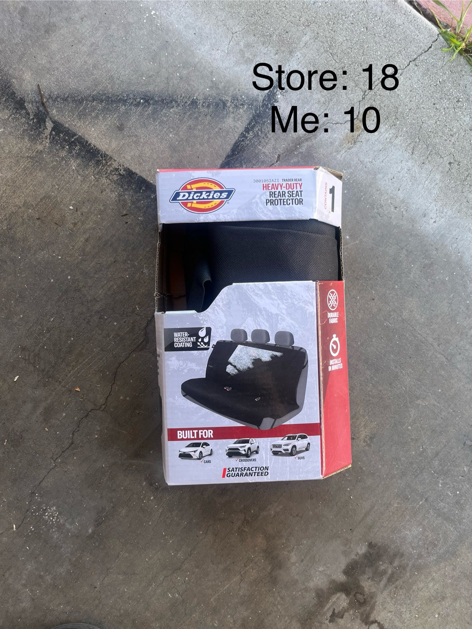 Dickies Heavy Duty Rear Seat Protector