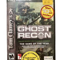 Tom Clancy’s Ghost Recon For PlayStation 2 CIB