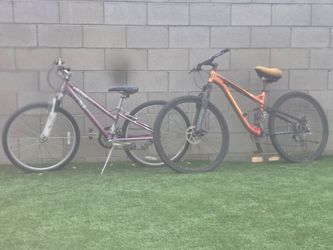 2 bikes (Raleigh Mojave 2.0 and Hyper Explorer)