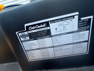 Cub cadet residential