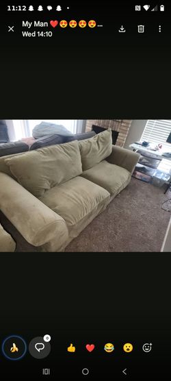 Stale green Couch set