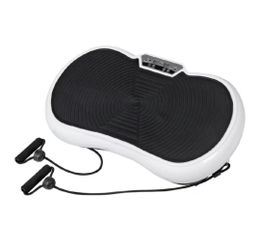 Vibration Plate~NEW~Massage Machine Massager~w Arm Straps~ Whole Body Exercise Machine~White~Zenstyle