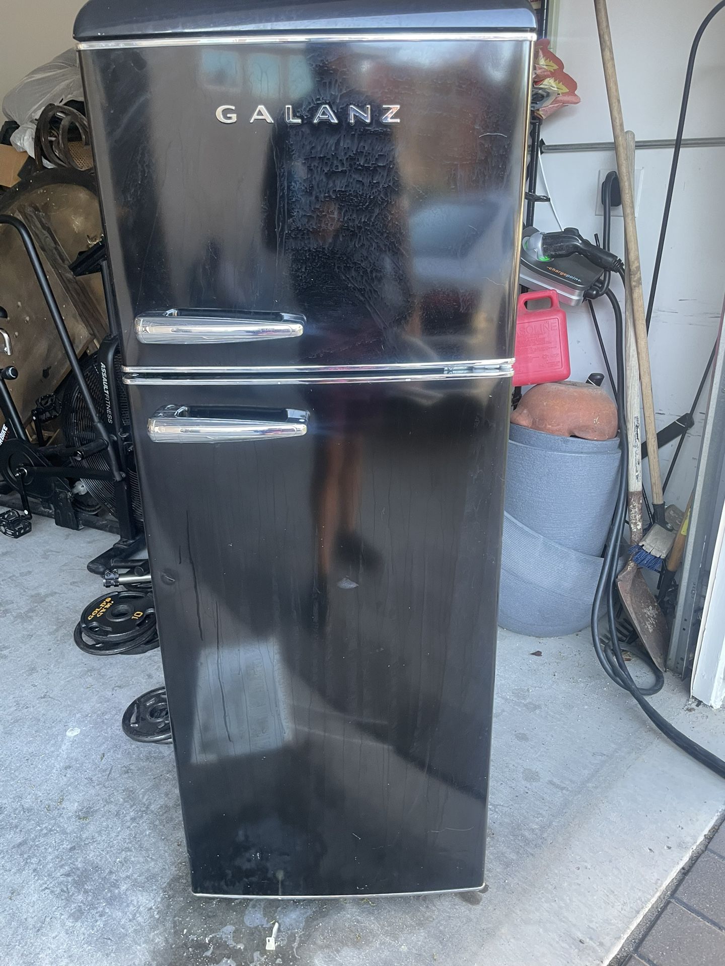 Black Mini Fridge/Freezer Combo