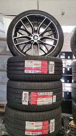 19" BMW WHEELS RIMS AND TIRES-WE FINANCE 👍👍