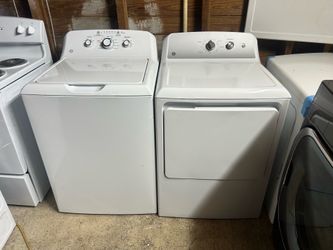 Set washer and dryer GE Used warranty