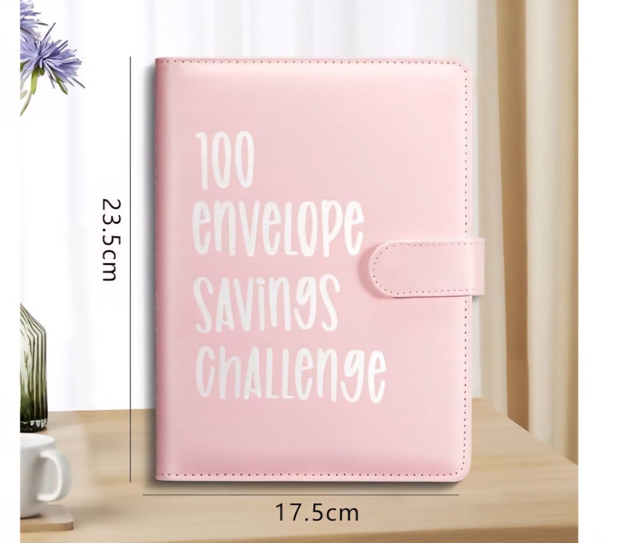 BKDRL 100 envelopes Money Saving Challenge | Easy and Fun Way to Save $5,050 - Savings Challenges Binder, Savings Challenges Book with envelopes