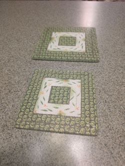 Old World Glass Trivets