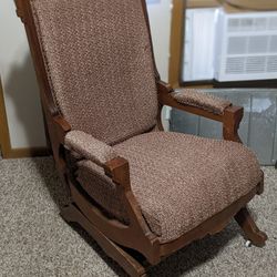 Alert Alert It Has A Twin But It Doesn't Rock It's A Straight Up Chair Same Upholstery You Want The Both  Victorian Rocker Rose Colored Upholstery.