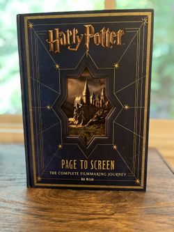 NEW Harry Potter COFFEE TABLE BOOK Page To Screen - giant book!