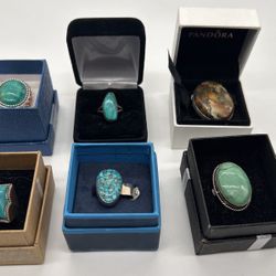 Turquoise & Silver  Rings