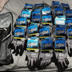 Work Gloves, Gorilla Grip A1 Small, 23 New Pairs
