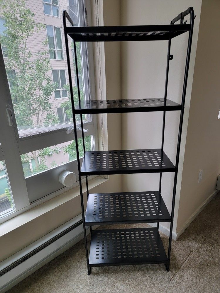 IKEA black metal shelf for Sale in Seattle, WA OfferUp
