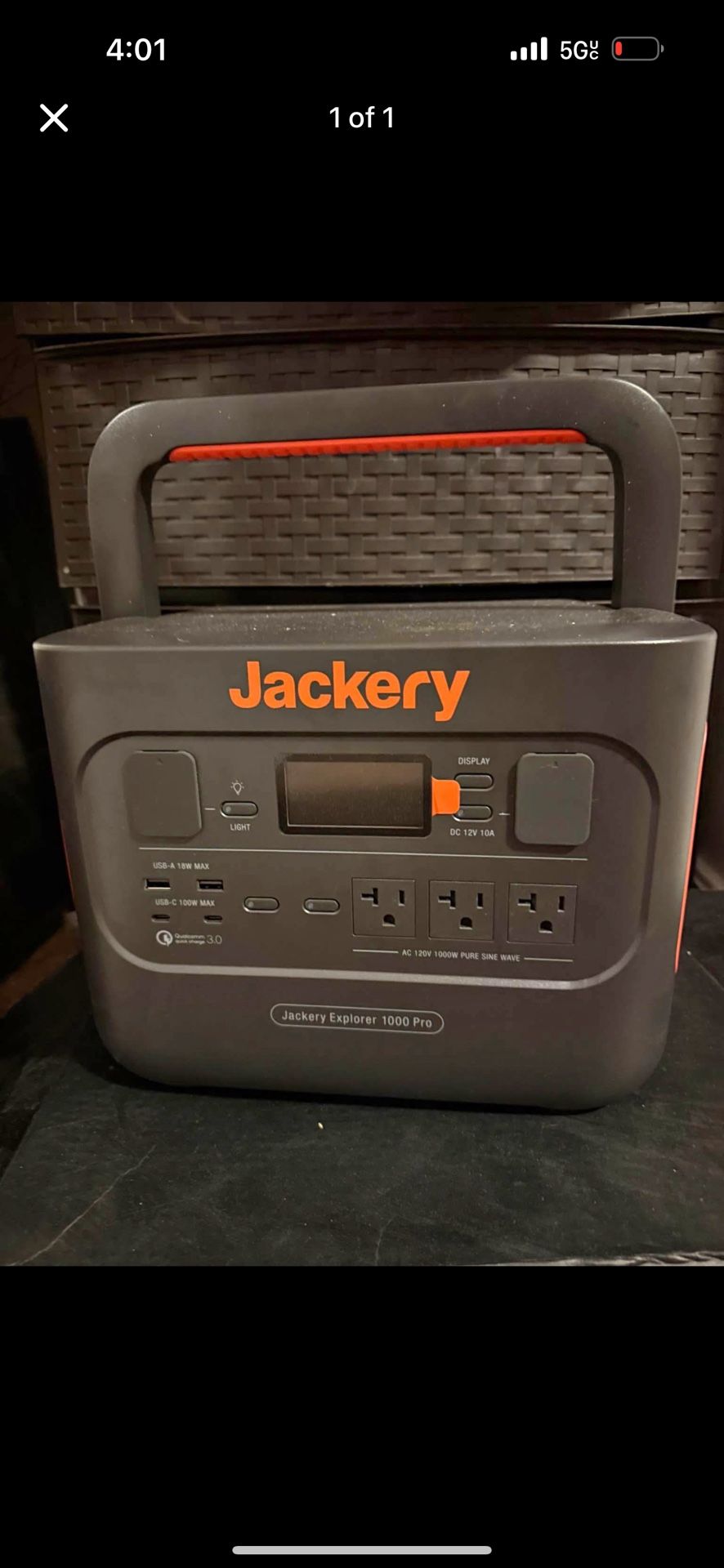 Jackery 1000 Pro