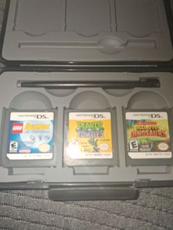 Nintendo DS Game Lot with Case and Stylus