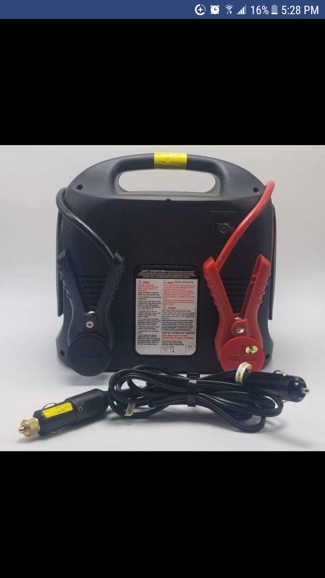 DURALAST 900 PEAK AMP CAR JUMP STARTER BPDL900 for Sale in Warrington