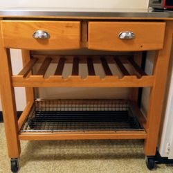 Utility Cart - Stainless Counter Top 