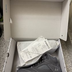 Jordan 5 Wolf Grey Size 11 RETAIL $240