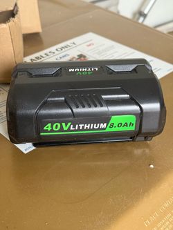40 volt rechargeable batteries 2