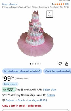 Diaper cake