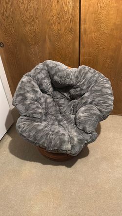 vintage papasan rocker