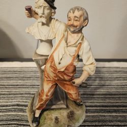 Vintage 1960's Capodimonte The Drinking Pals Figurine 