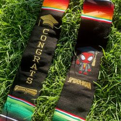 Spiderman Congrats! Graduation Sarape stole. Class of 2026 