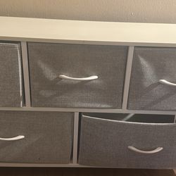 Grey Storage Dresser