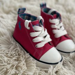 Ralph Lauren Girls High Top Sneakers 
