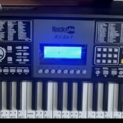 🎹 🎶 🎹RockJam RJ561-SK 61 Key LCD Display Electronic Keyboard Piano🎹🎶🎹