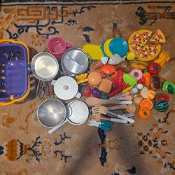 Play food for kids kitchen
