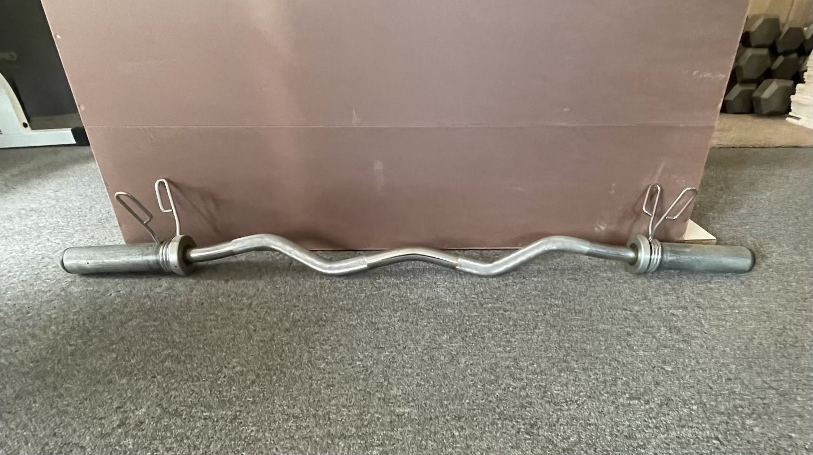 EZ Curling Barbell Bar