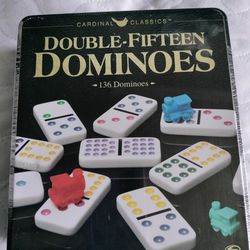 Mexican Train Dominoes Double 15 Set. New $18