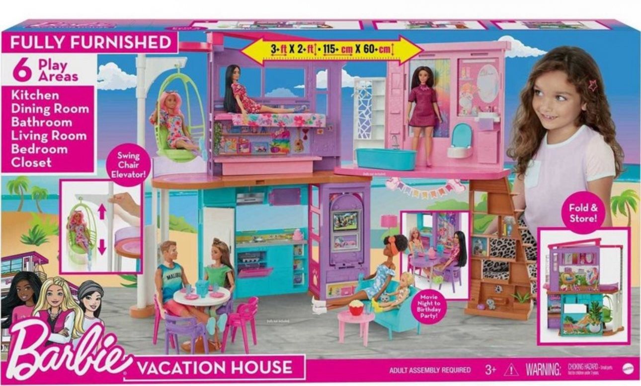 Barbie Vacation House With One Doll 