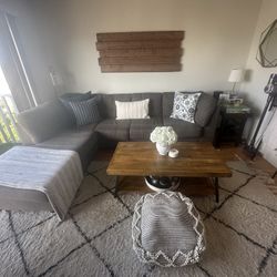 Section couch And Table Set