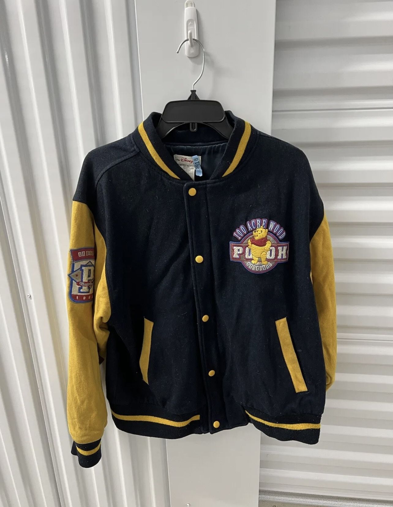 Disney Winnie The Pooh Bear Oh Bother 100 Acre Wood Varsity Blue