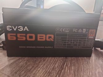 650w EVGA bronze PSU