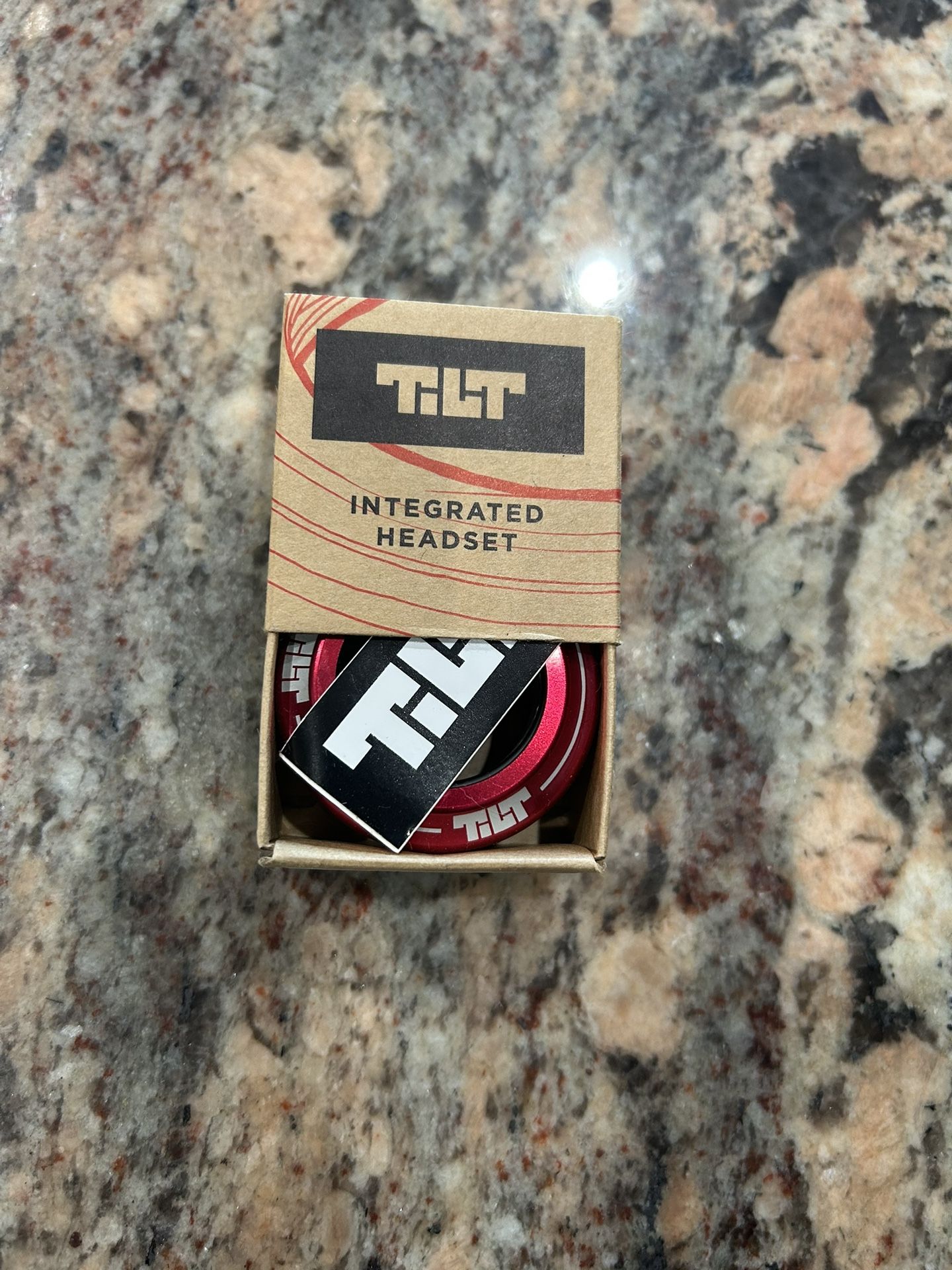TILT Pro Scooter Integrated Headset Red