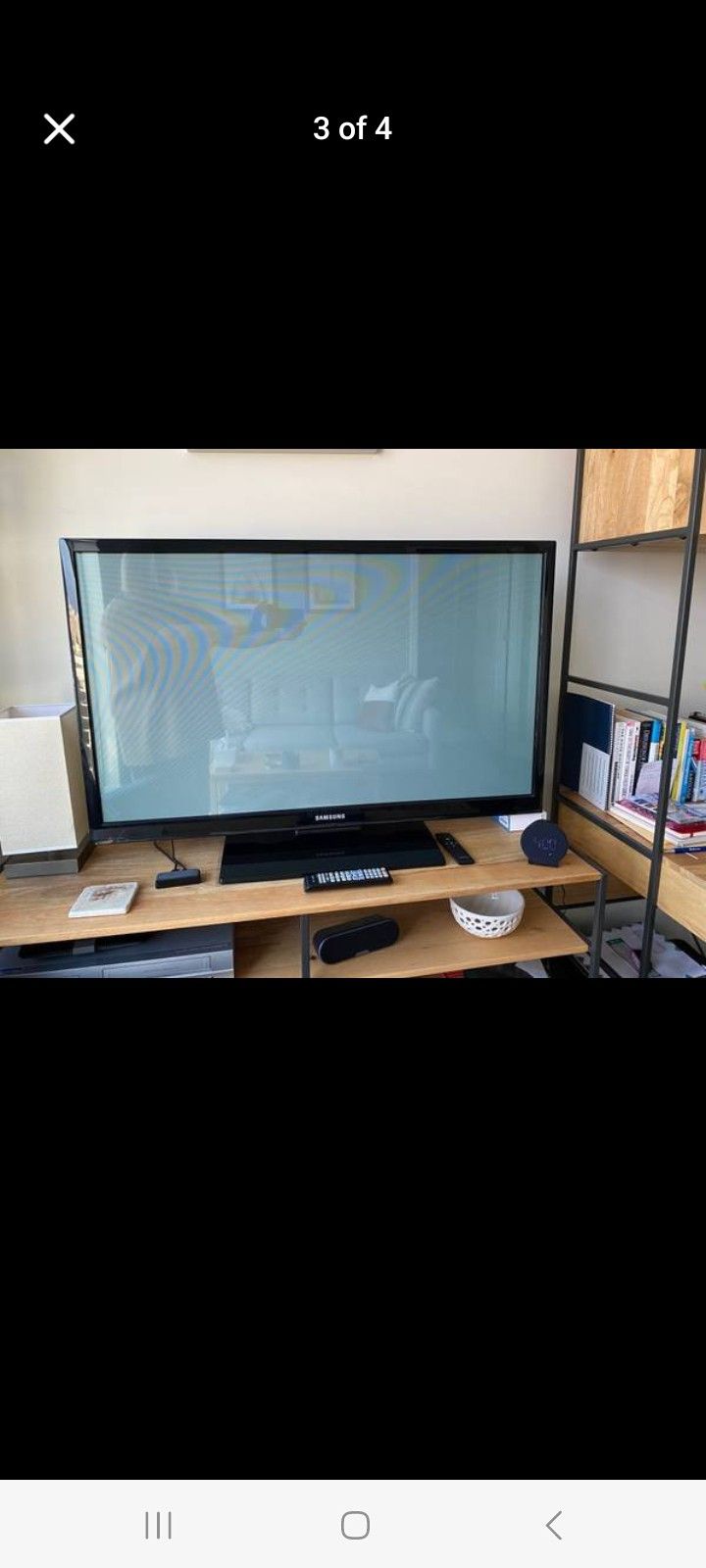 42 INCH SAMSUNG 1080P TV WITH REMOTE AND HDMI PORTS $100 FINAL PRICE 