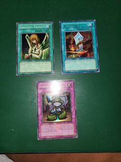 Vintage Yugioh Cards Super Rare 3 Card Lot 