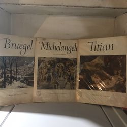 AN ABRAMS ART BOOKS COPY RIGHT 1954/55. Michel Angelo, Bruegel And Titan