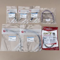 Cat6 Patch Cables Networking New In Bags