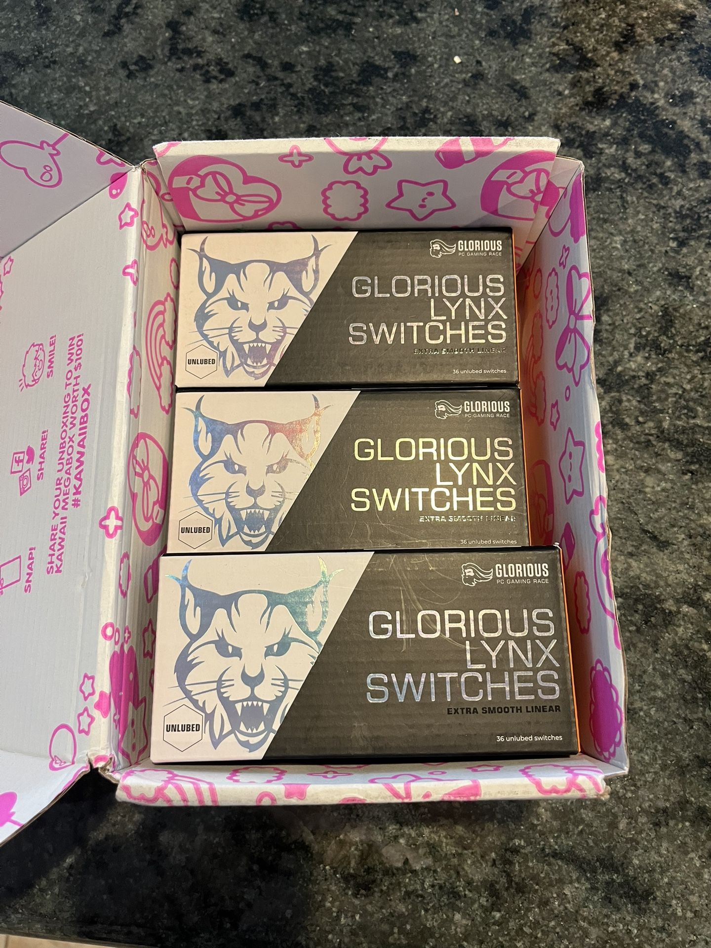 Glorious Lynx Switches (Unlubed, x36)