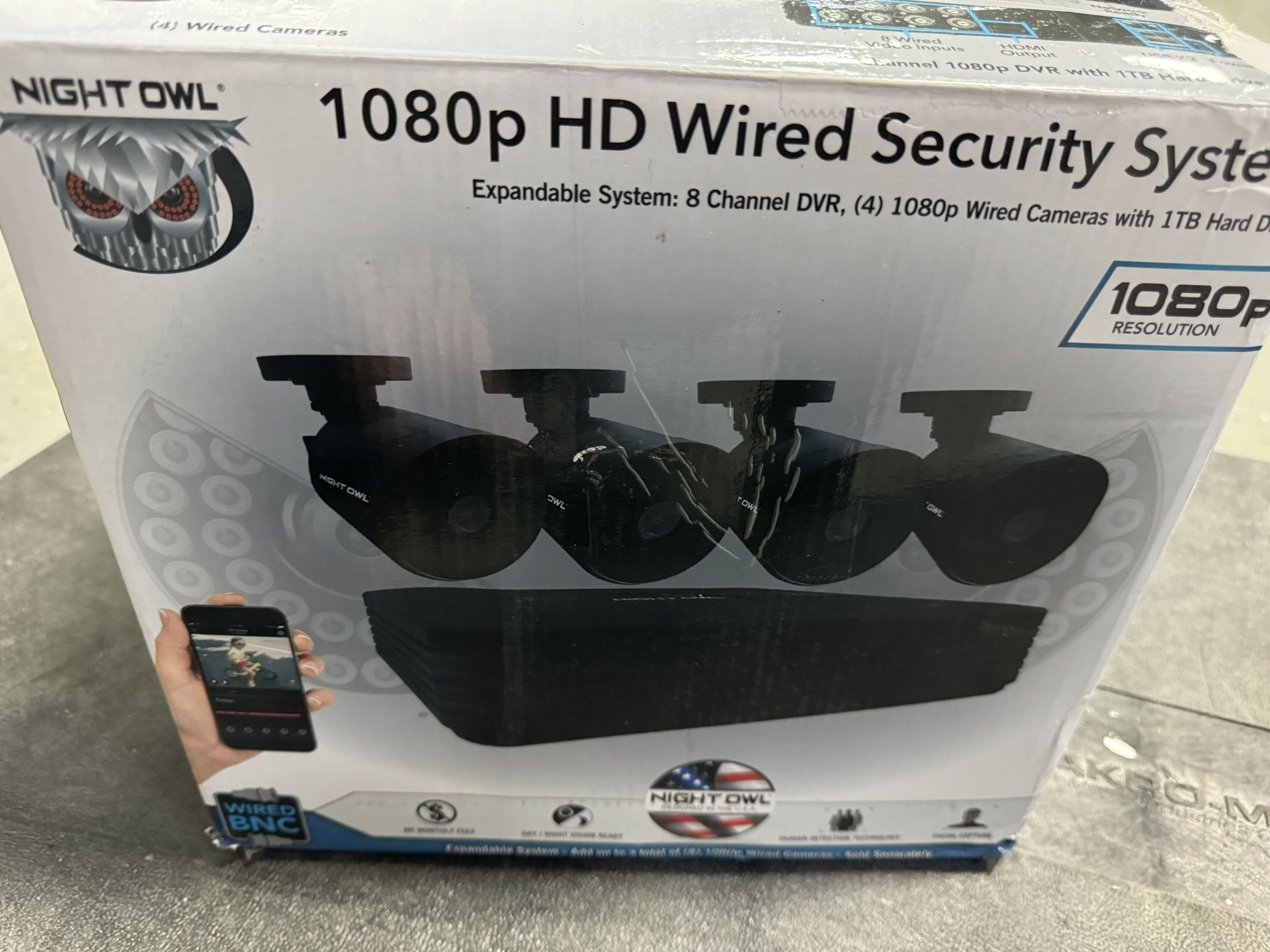 Night Owl VDP2 Series 4 camera 1080p HD Wired Security System VT(contact info removed) 1T