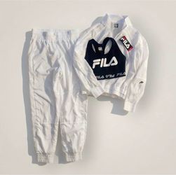 Medium Women FILA, everything was bought individually just jacket it self was $50 selling as set