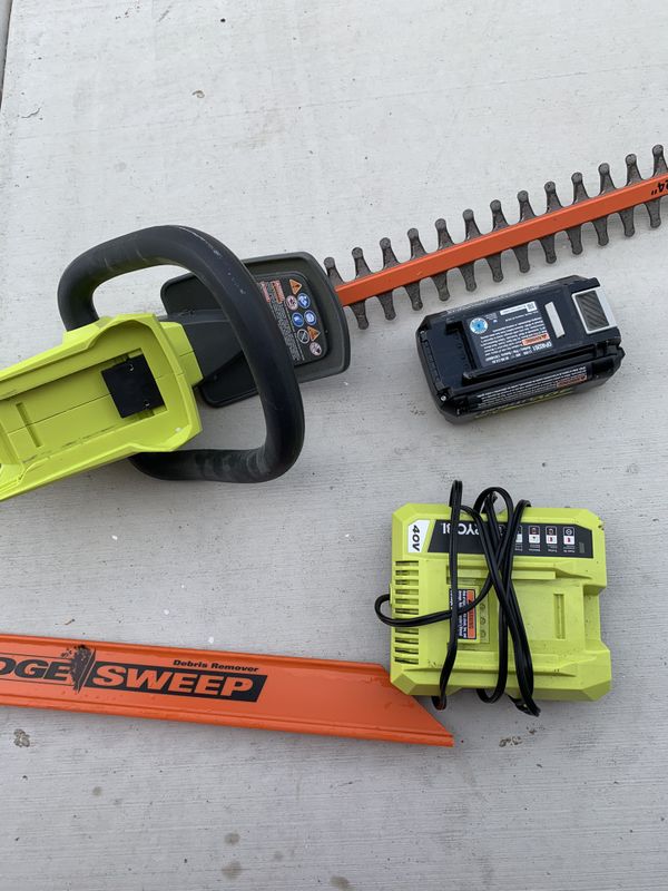 Ryobi 24 inch hedge trimmer 40V PRICE IS FIRM for Sale in Des Plaines, IL - OfferUp