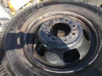6 tire and wheel for duly truck