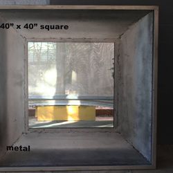 40 x 40 custom welded metal picture frame - $125 (PHOENIX)