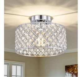 Crystal Ceiling Light Fixture